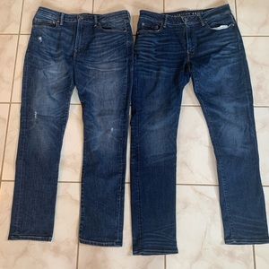 (2) Mens American Eagle Next Level AirFlex Slim Jeans